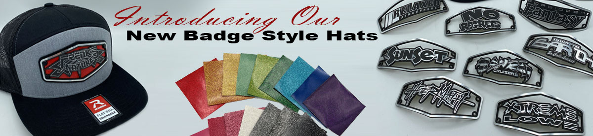 New Badge Style Hats New Badge Style Hats